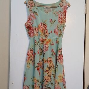 Romy Floral Womans Summer Dress L